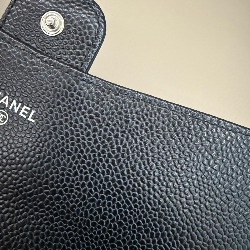 「M.Y精品」 Chanel 小香 荔枝牛皮 掀蓋長夾-17