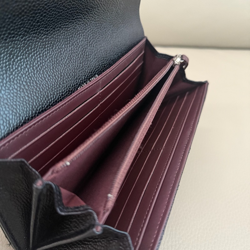 「M.Y精品」 Chanel 小香 荔枝牛皮 掀蓋長夾-22