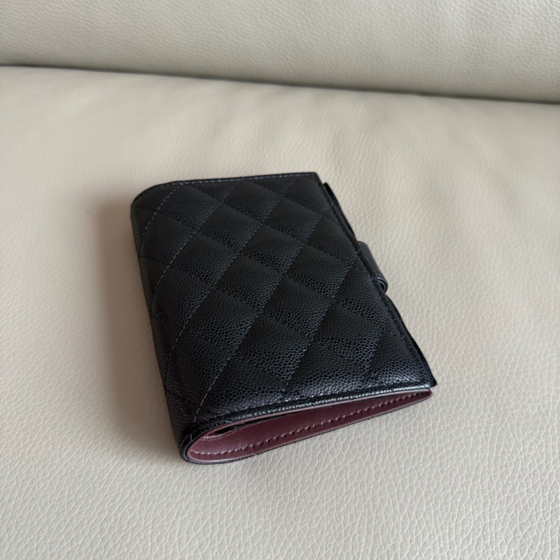 「M.Y精品」 chanel 小香 最新26C 內拉鏈中夾 護照套 護照中夾-3