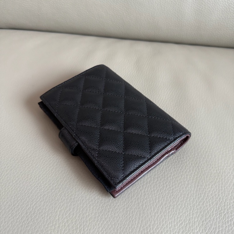 「M.Y精品」 chanel 小香 最新26C 內拉鏈中夾 護照套 護照中夾-4