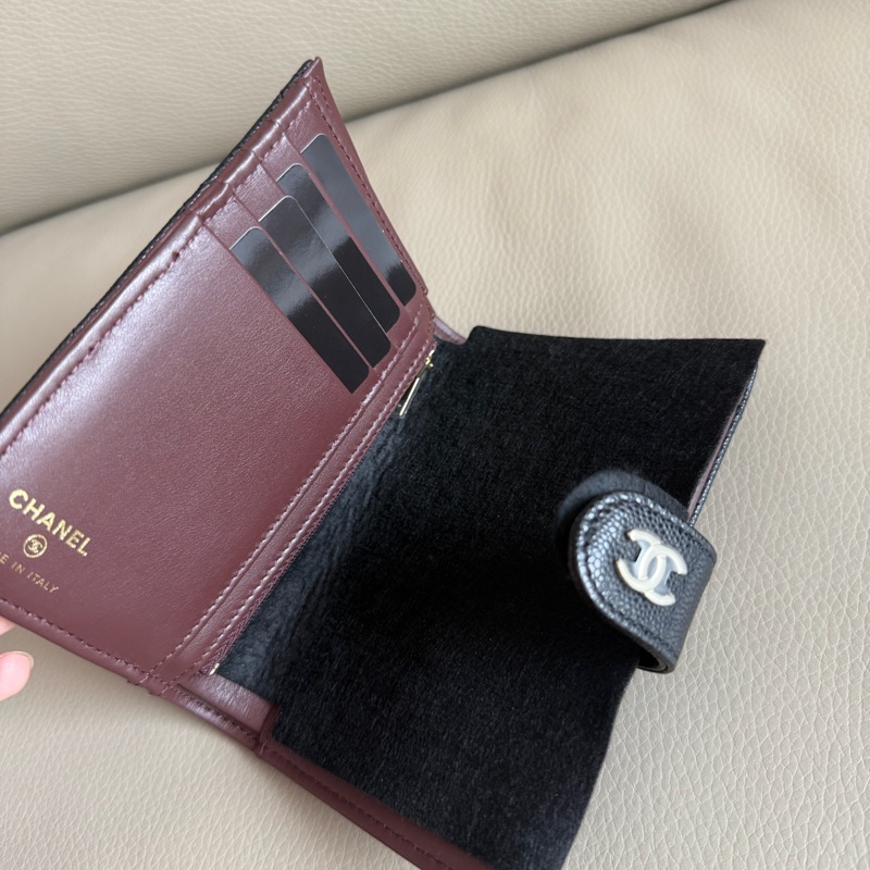 「M.Y精品」 chanel 小香 最新26C 內拉鏈中夾 護照套 護照中夾-5