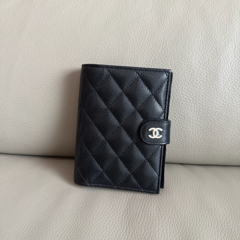 「M.Y精品」 chanel 小香 最新26C 內拉鏈中夾 護照套 護照中夾-8