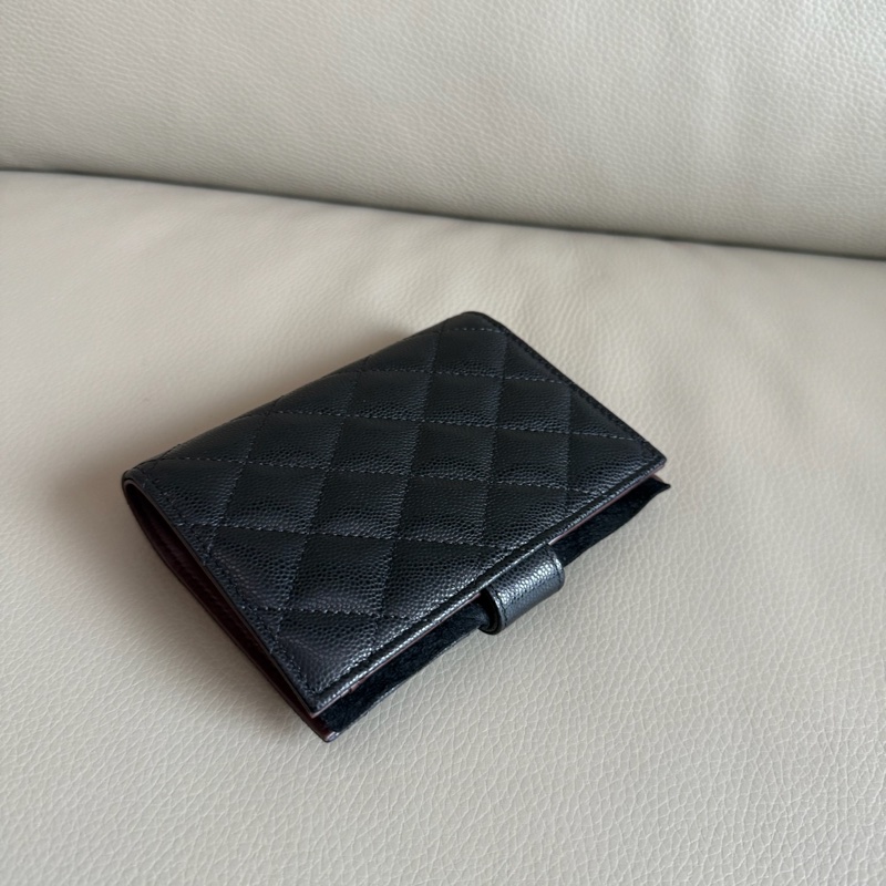 「M.Y精品」 chanel 小香 最新26C 內拉鏈中夾 護照套 護照中夾-15