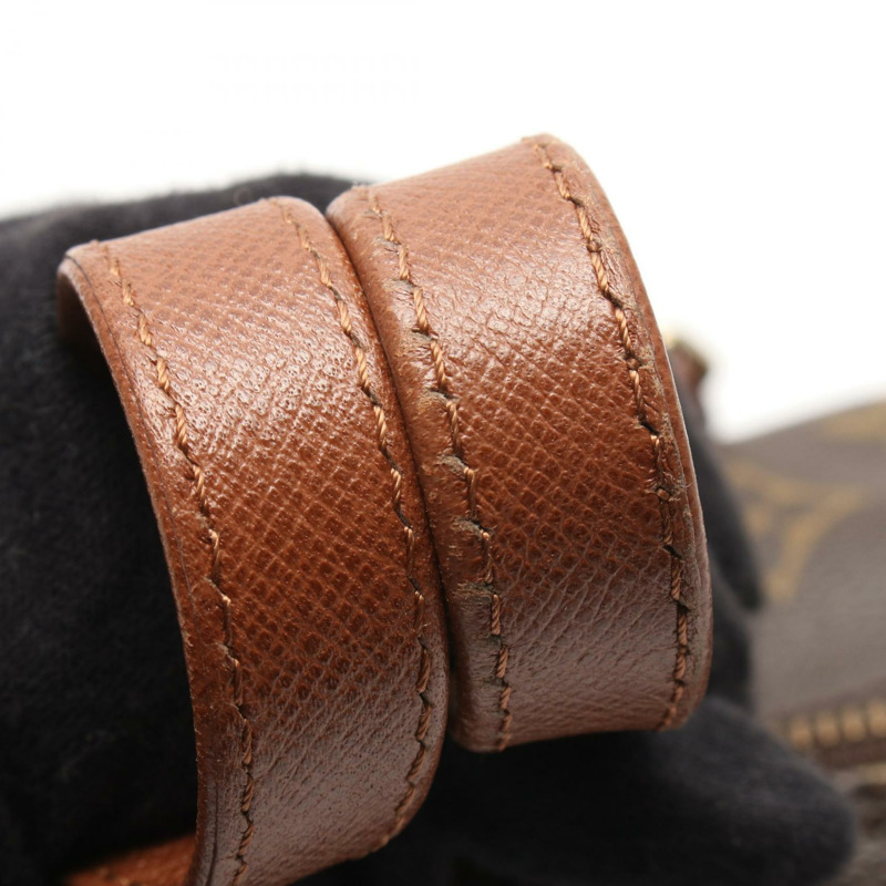 路易威登 Papillon 30 舊式單肩背包 M51365 Monogram 皮革 棕色 LV-5