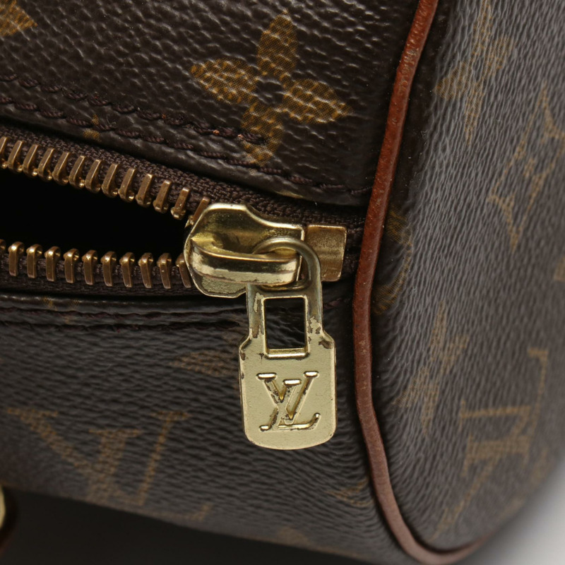 路易威登 Papillon 30 舊式單肩背包 M51365 Monogram 皮革 棕色 LV-6