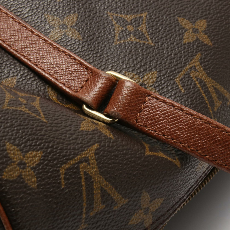 路易威登 Papillon 30 舊式單肩背包 M51365 Monogram 皮革 棕色 LV-9