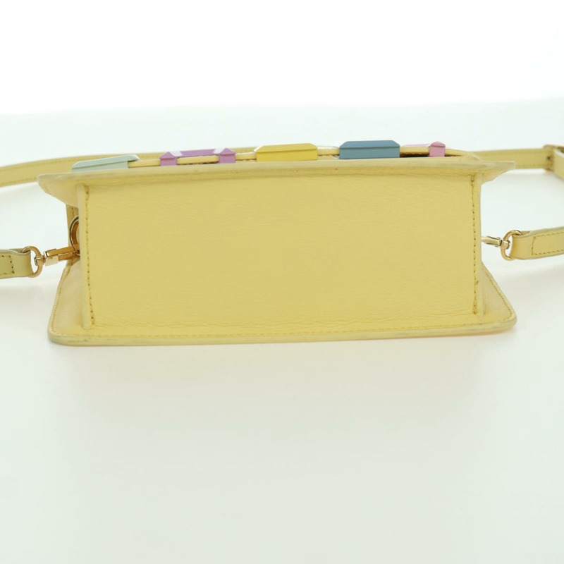 【日本直送】BALLY BALLY 標誌限量版包款，金色/黃色，正品 am11184SM-4