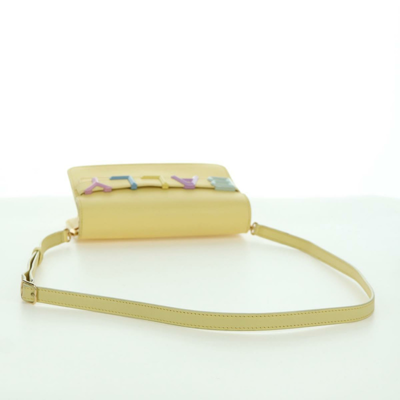 【日本直送】BALLY BALLY 標誌限量版包款，金色/黃色，正品 am11184SM-6