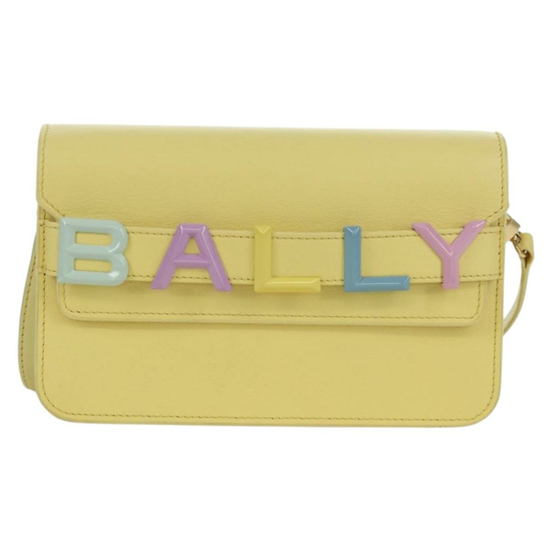 【日本直送】BALLY BALLY 標誌限量版包款，金色/黃色，正品 am11184SM-12