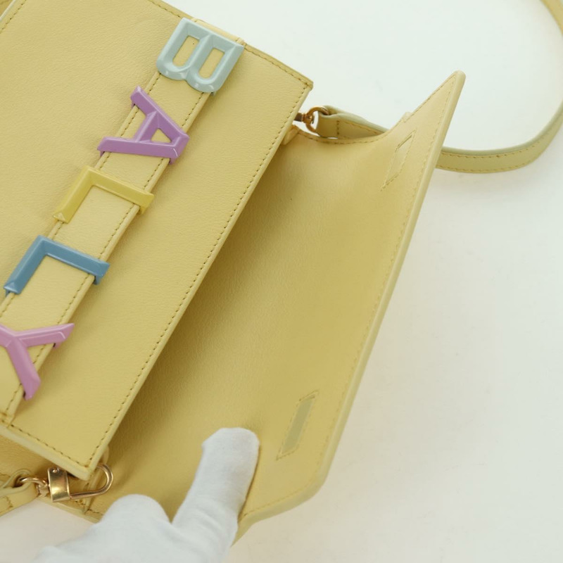 【日本直送】BALLY BALLY 標誌限量版包款，金色/黃色，正品 am11184SM-19