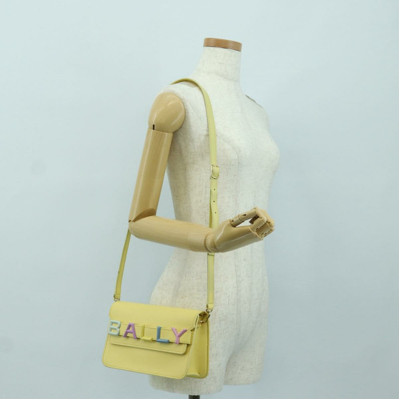 【日本直送】BALLY BALLY 標誌限量版包款，金色/黃色，正品 am11184SM-24