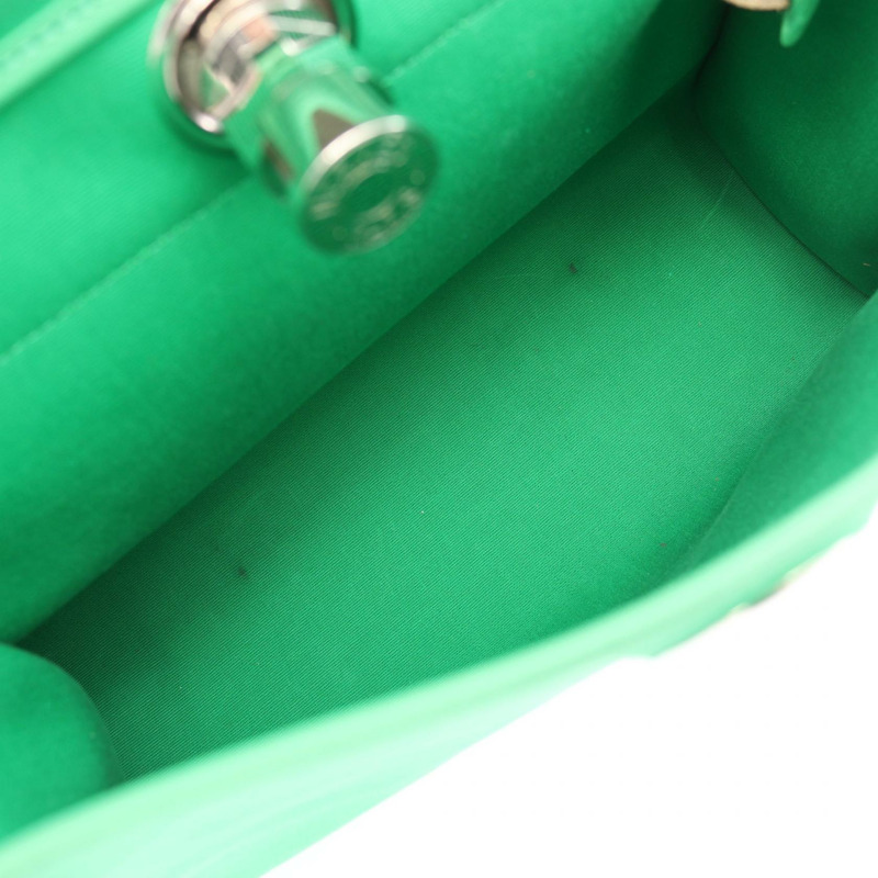 愛馬仕 Herbag Zip PM 單肩手提包,帆布皮革,黑色竹節紋飾,SHW 二手-14