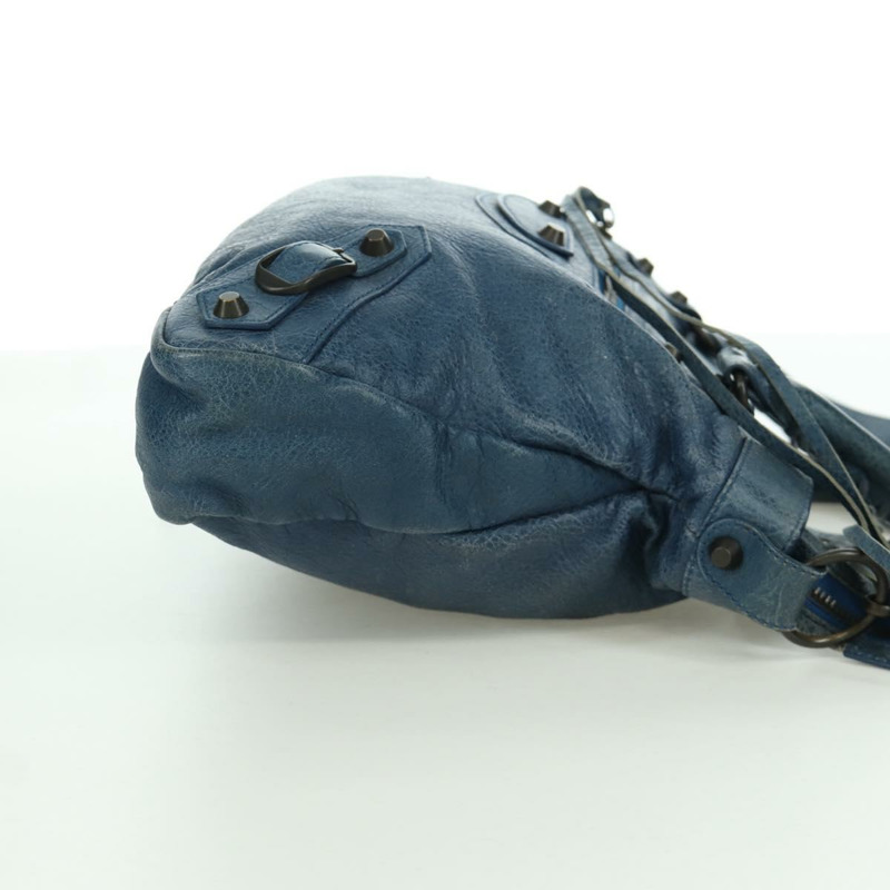 【日本直送】BALENCIAGA The Town 手提包 皮革 2way 藍色 240579 Auth am11151V-5