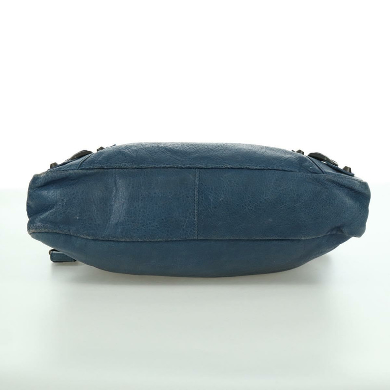 【日本直送】BALENCIAGA The Town 手提包 皮革 2way 藍色 240579 Auth am11151V-6