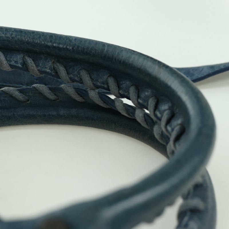 【日本直送】BALENCIAGA The Town 手提包 皮革 2way 藍色 240579 Auth am11151V-13