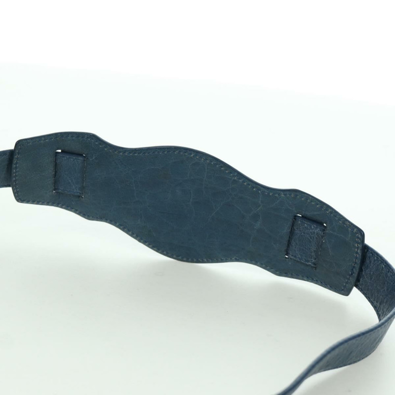 【日本直送】BALENCIAGA The Town 手提包 皮革 2way 藍色 240579 Auth am11151V-14