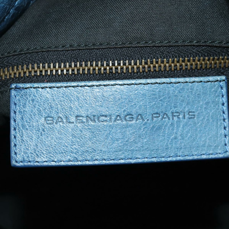 【日本直送】BALENCIAGA The Town 手提包 皮革 2way 藍色 240579 Auth am11151V-21