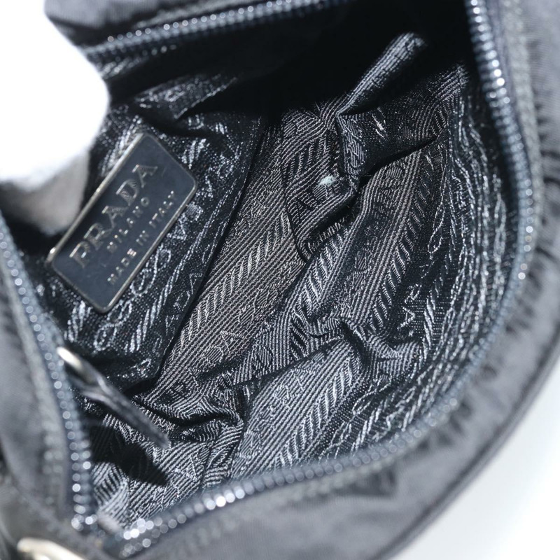 【日本直送】PRADA 尼龍黑色金色鏈條單肩包 正品 SW2325A-9