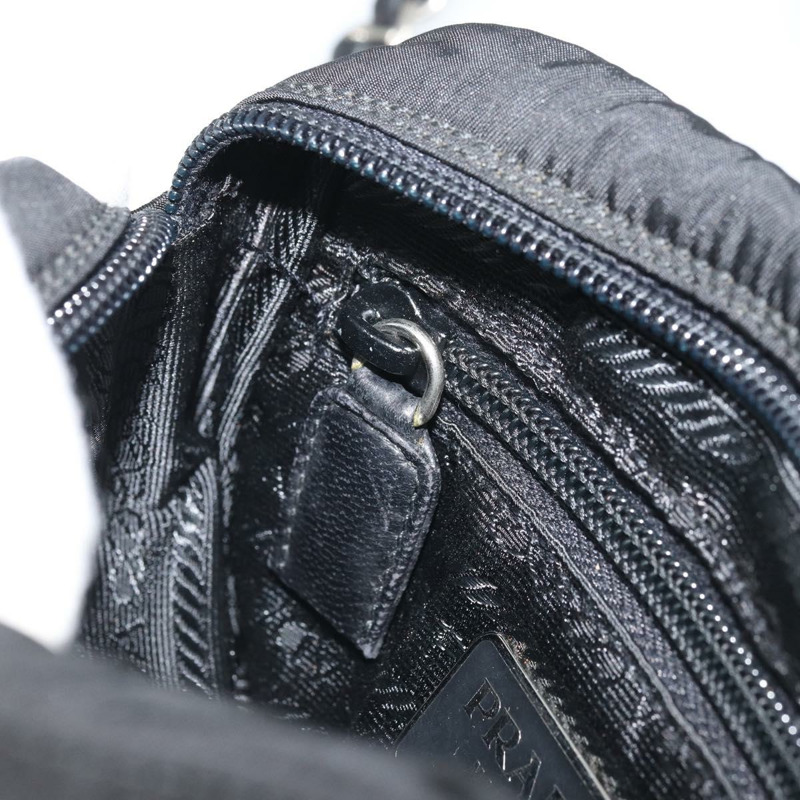 【日本直送】PRADA 尼龍黑色金色鏈條單肩包 正品 SW2325A-21