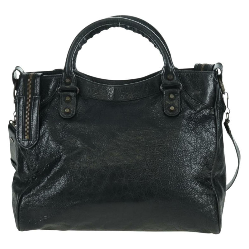 【日本直送】BALENCIAGA 經典 Vero 手提包 黑色真皮 235216 正品 yk20197SAV-1