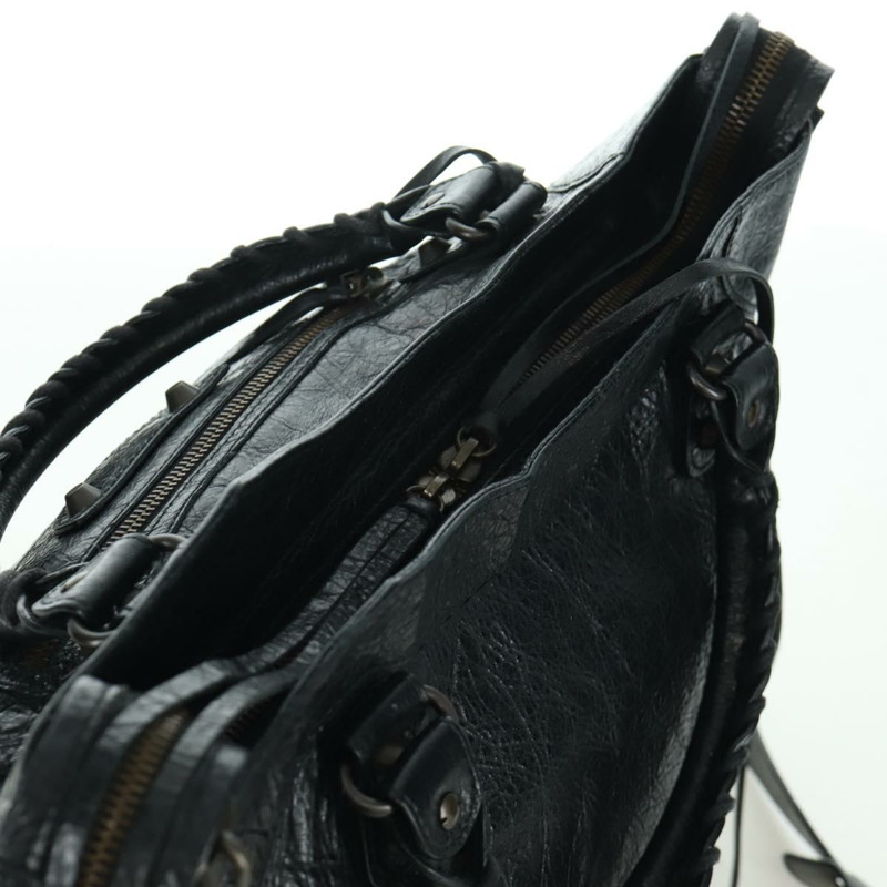 【日本直送】BALENCIAGA 經典 Vero 手提包 黑色真皮 235216 正品 yk20197SAV-5