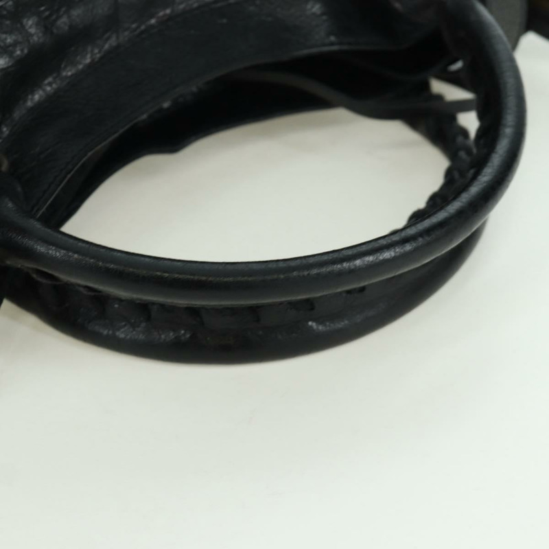 【日本直送】BALENCIAGA 經典 Vero 手提包 黑色真皮 235216 正品 yk20197SAV-6