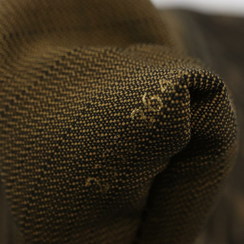 【日本直送】FENDI Zucca帆布Mamma Baguette單肩包 棕色/黑色 正品 YKZ832SM-11