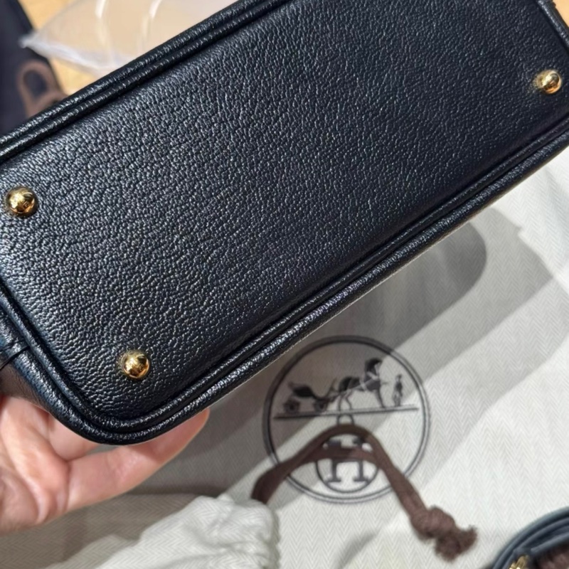 請先確認有貨再拍🩷  k刻有購証Hermes mini bolide 黑金-4