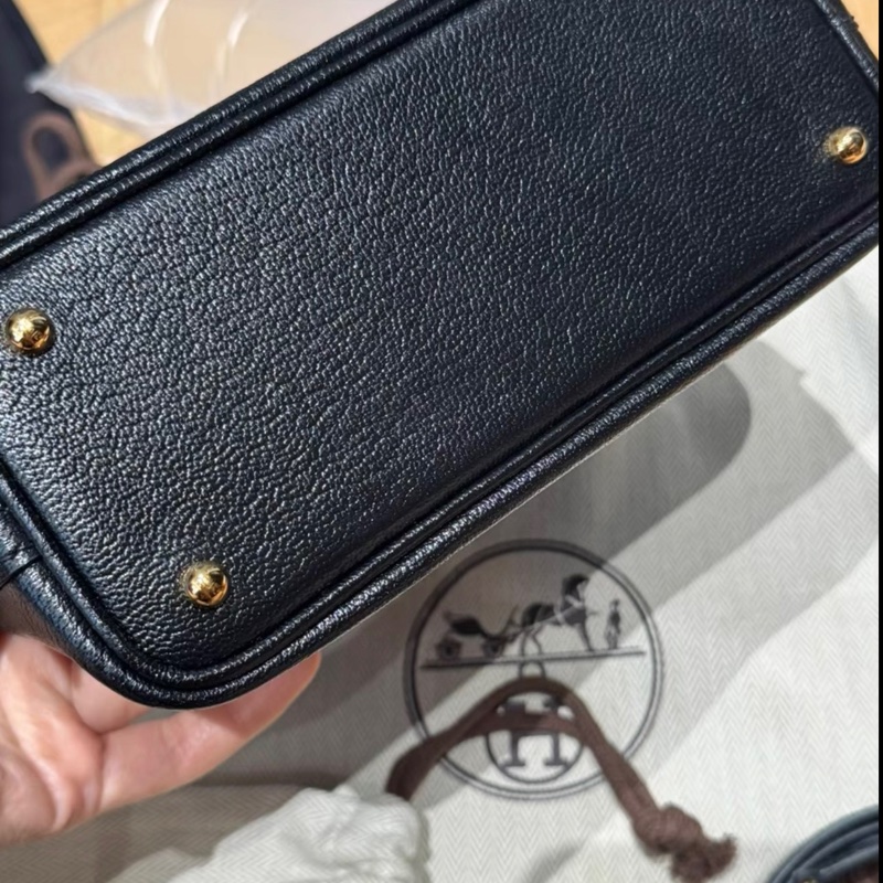 請先確認有貨再拍🩷  k刻有購証Hermes mini bolide 黑金-5