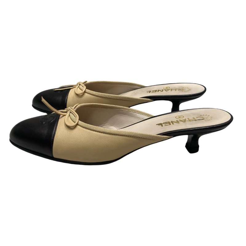 CHANEL 香奈兒 低跟涼鞋 羊皮-7