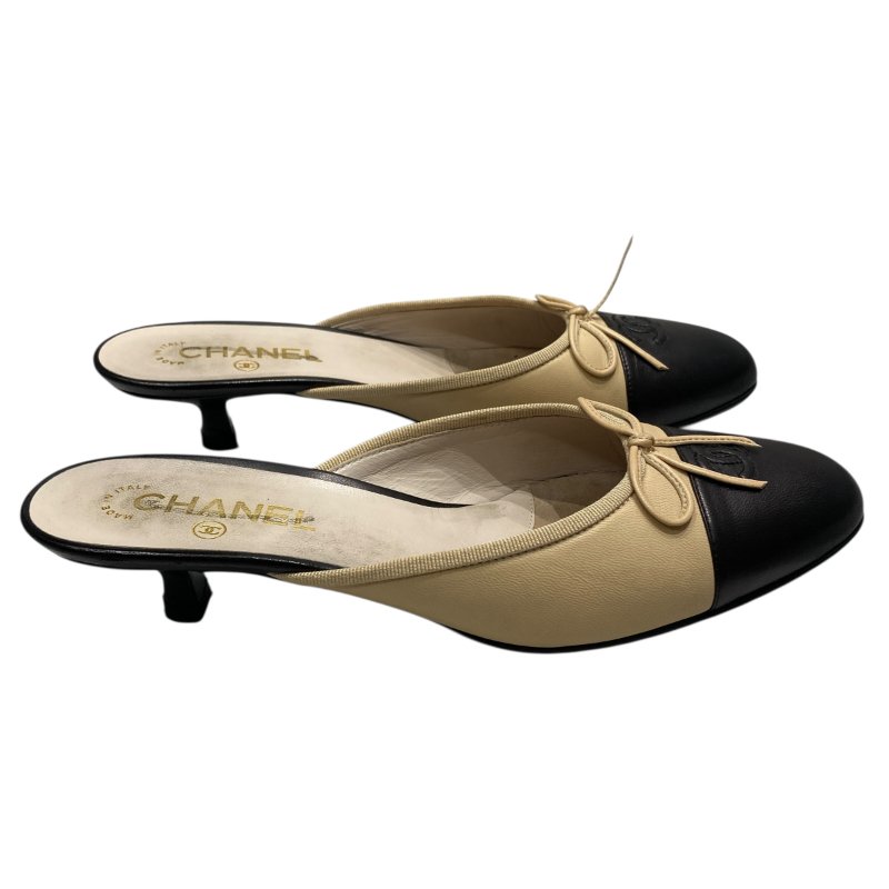 CHANEL 香奈兒 低跟涼鞋 羊皮-8