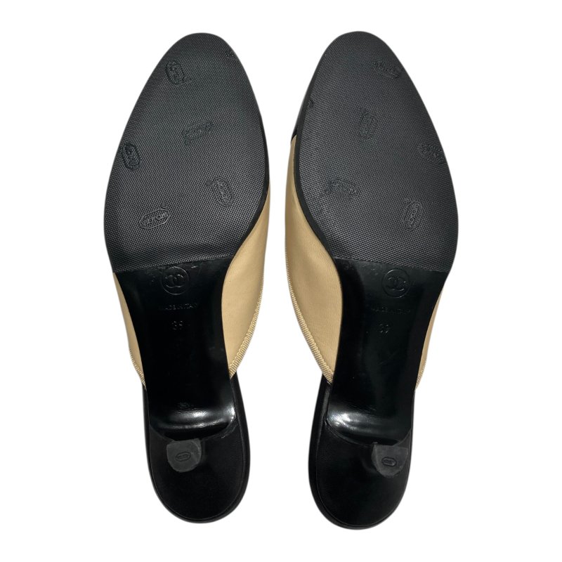 CHANEL 香奈兒 低跟涼鞋 羊皮-9