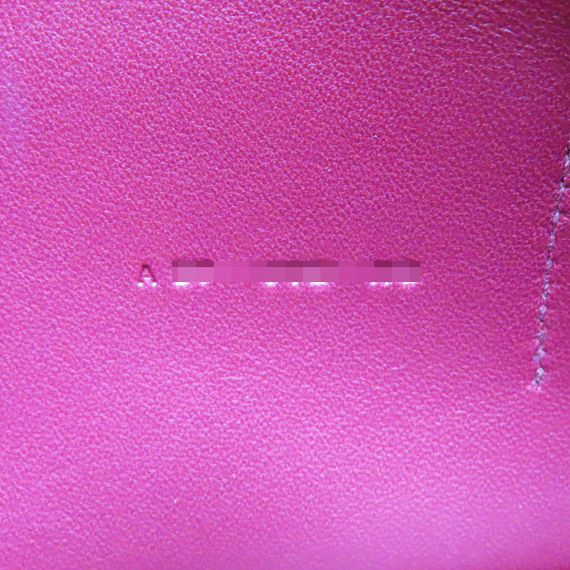 紅色 Taurillon牛皮 Dogon 長夾 A刻 銀扣【HERMES 愛馬仕】-9