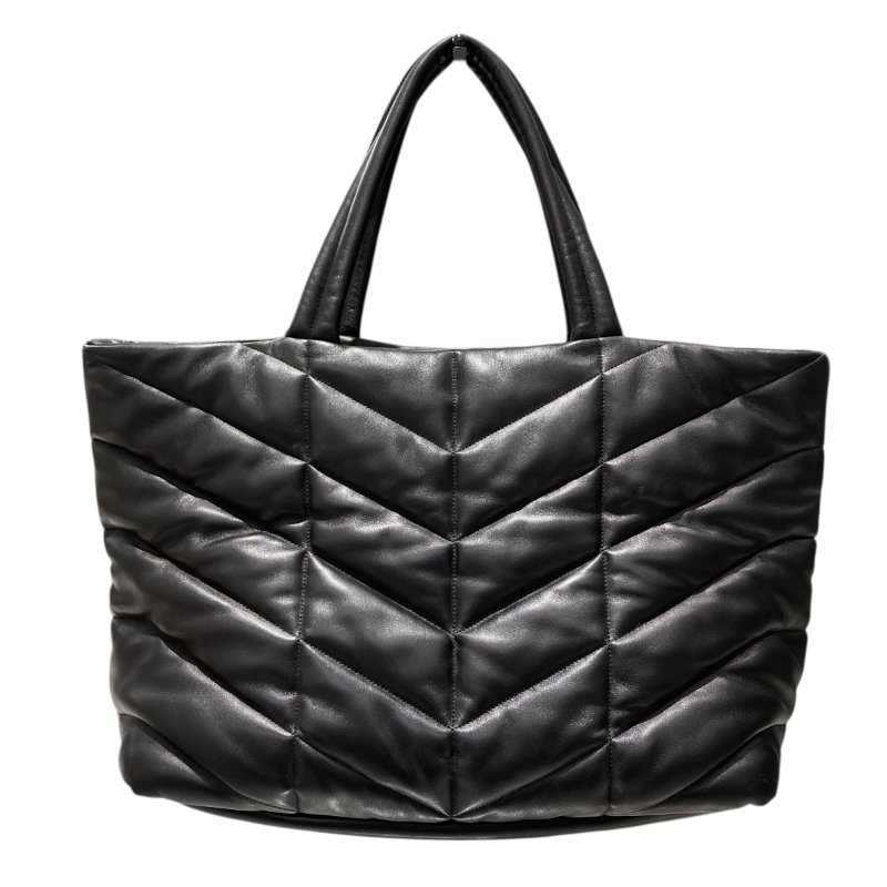 SAINT LAURENT 托特包 752888-1EL0Z 羊皮 黑色-1