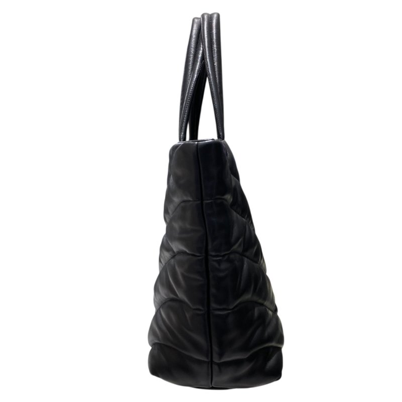 SAINT LAURENT 托特包 752888-1EL0Z 羊皮 黑色-3