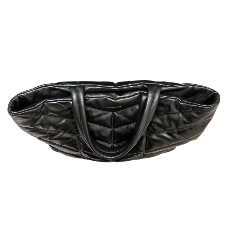 SAINT LAURENT 托特包 752888-1EL0Z 羊皮 黑色-5