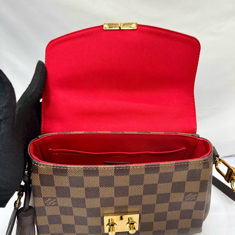 LOUIS VUITTON 路易威登 棋盤格 Croisette 2Way 手提肩背包-4
