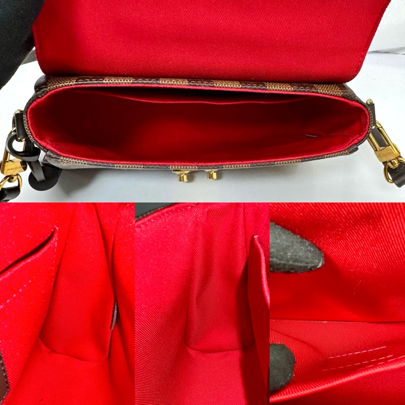 LOUIS VUITTON 路易威登 棋盤格 Croisette 2Way 手提肩背包-5