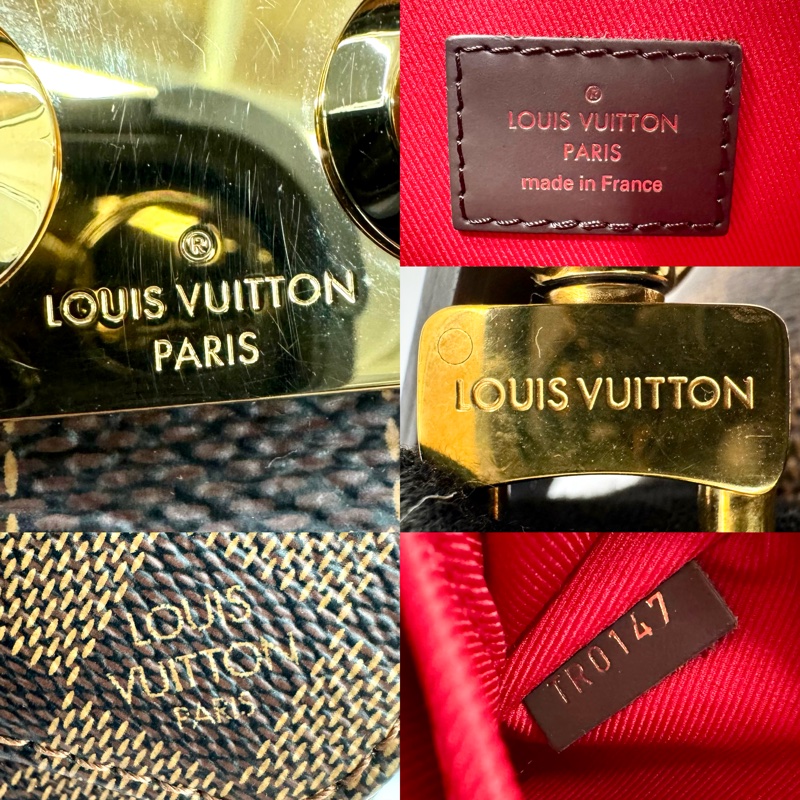 LOUIS VUITTON 路易威登 棋盤格 Croisette 2Way 手提肩背包-8