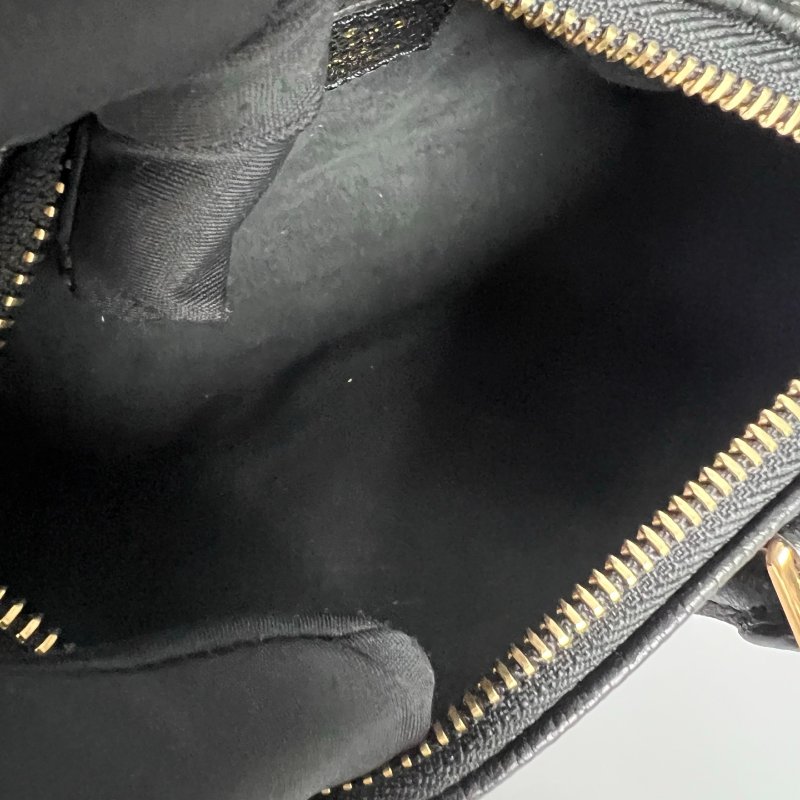 LV M81456/晶片款 黑拚米皮革壓紋Nano Speedy包-5