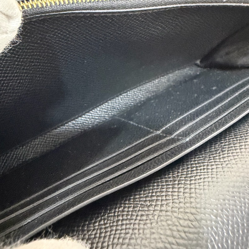 HERMES KELLY 黑色 EPSOM 金釦 凱莉長夾發財夾皮夾錢包-30