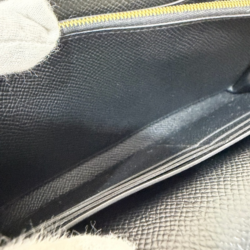 HERMES KELLY 黑色 EPSOM 金釦 凱莉長夾發財夾皮夾錢包-31