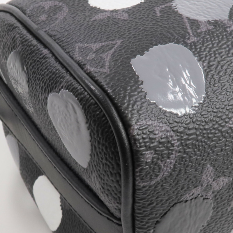 LOUIS VUITTON Monogram Eclipse LV x YK Keepall Bandouliere 25手挽肩背兩用袋-6