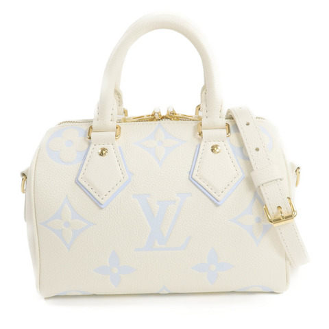 LOUIS VUITTON Monogram Empreinte Speedy Bandouliere 20金扣手挽肩背兩用袋