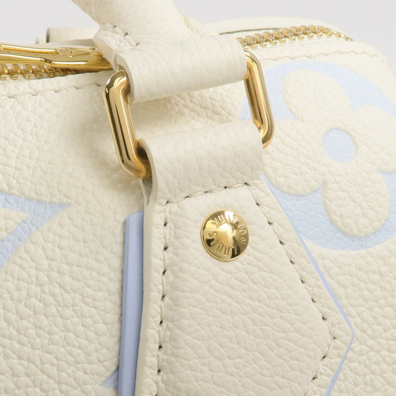 LOUIS VUITTON Monogram Empreinte Speedy Bandouliere 20金扣手挽肩背兩用袋-9