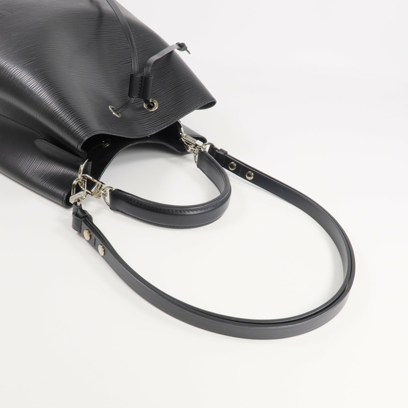 LOUIS VUITTON Epi Neo Noe MM銀扣手挽肩背兩用袋-4