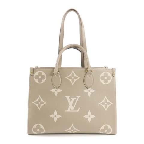 LOUIS VUITTON Monogram Empreinte OnTheGo MM金扣手挽肩背兩用袋