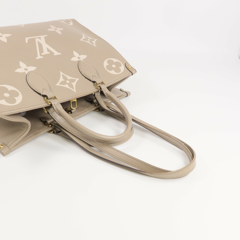 LOUIS VUITTON Monogram Empreinte OnTheGo MM金扣手挽肩背兩用袋-4