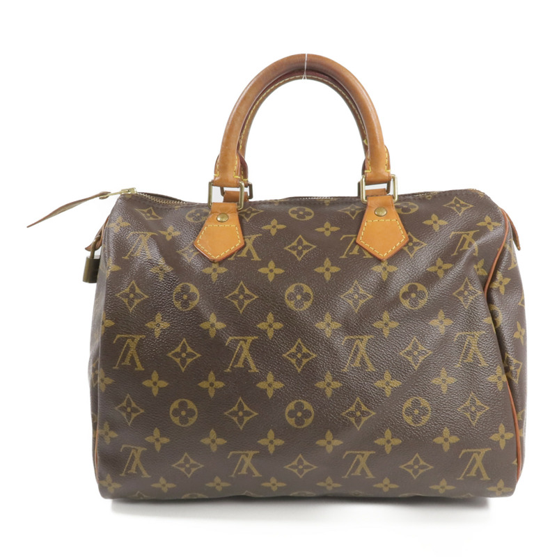 LOUIS VUITTON Monogram Speedy 30金扣手挽袋-1