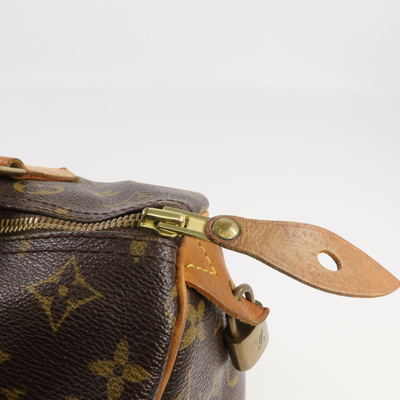 LOUIS VUITTON Monogram Speedy 30金扣手挽袋-5